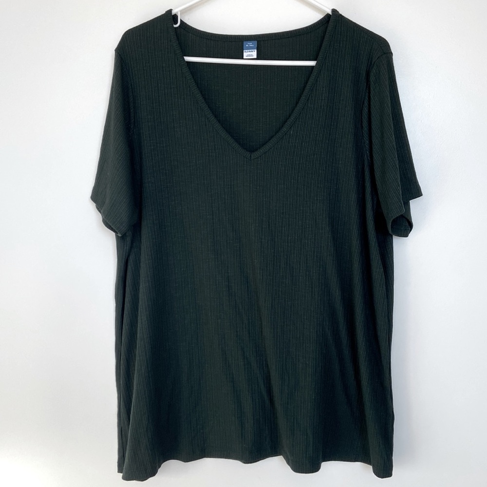 Old Navy Ribbed Luxe Tee - Short Sleeve